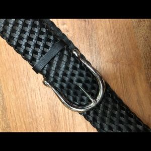 Michael Kors black leather belt size small